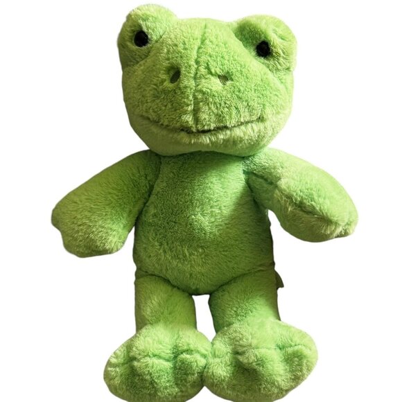 Build A Bear Exclusive Spring Green Frog 16" Plush Stuffed Animal‎ Toy - Picture 1 of 6